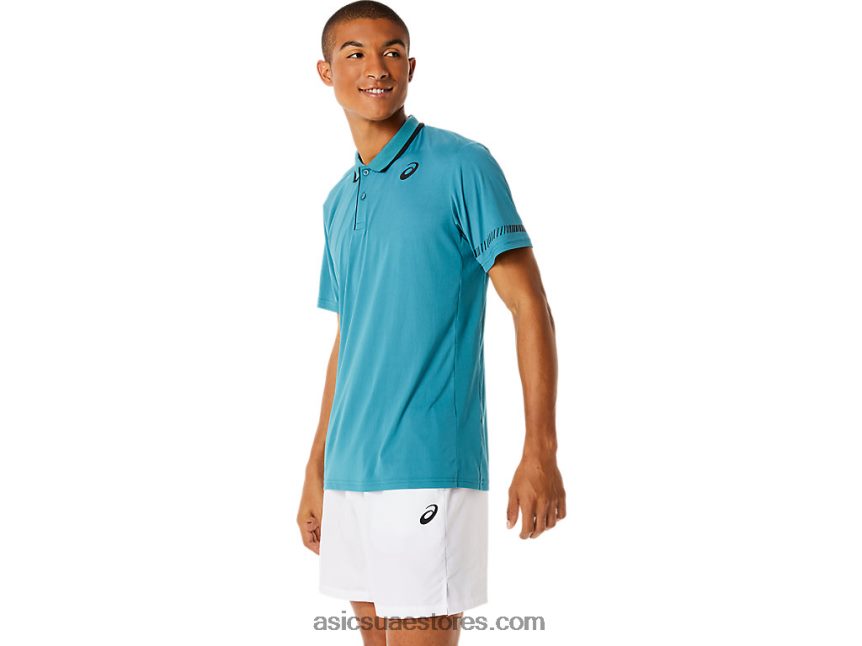 Asics الصنوبر الضبابي قميص بولو رجالي 2N24DJ1117