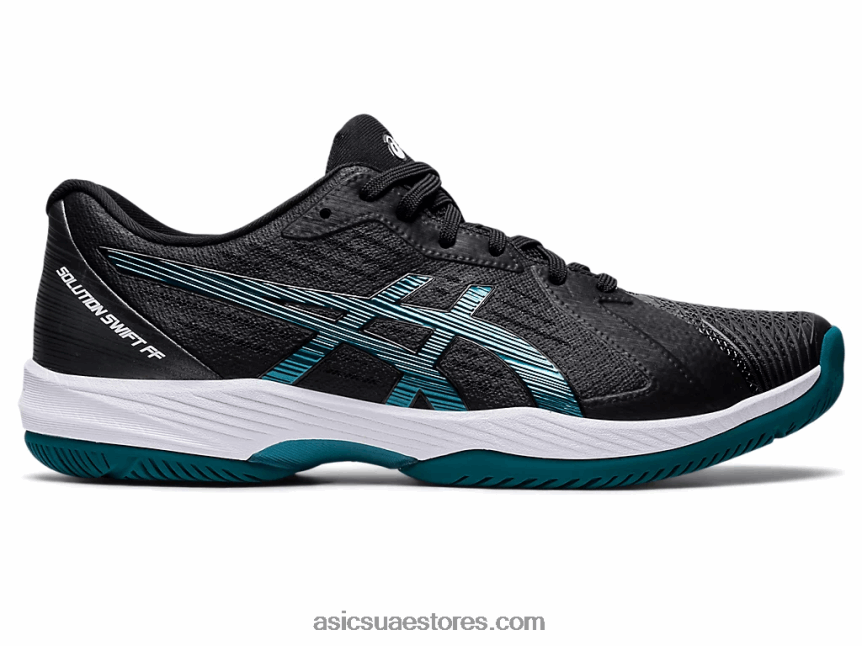 Asics أسود / صنوبر ضبابي حل سريع وما يليها 2N24DJ1123