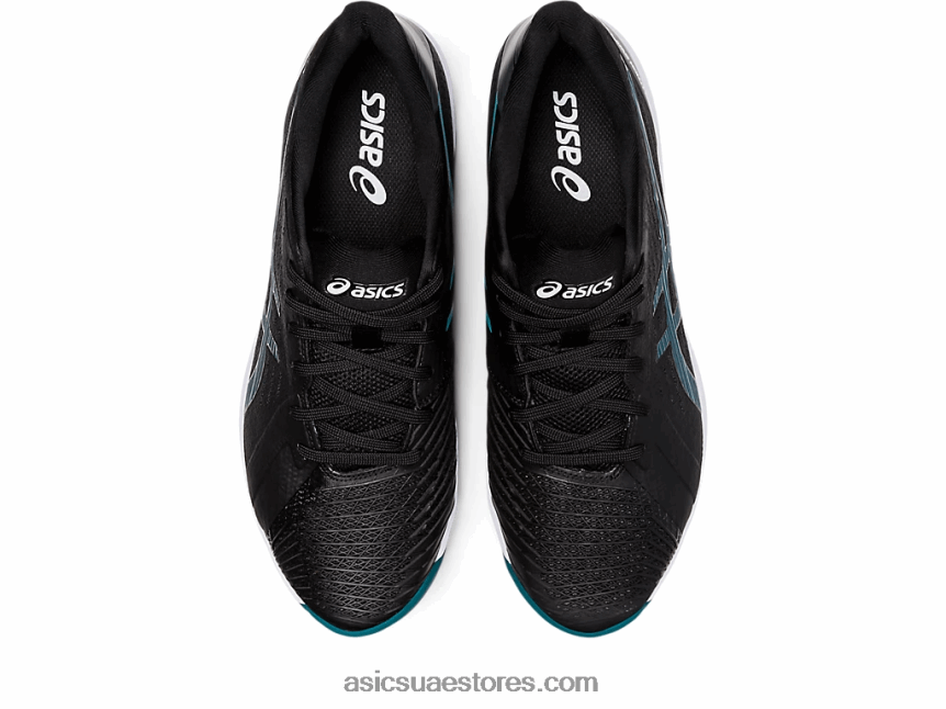 Asics أسود / صنوبر ضبابي حل سريع وما يليها 2N24DJ1123