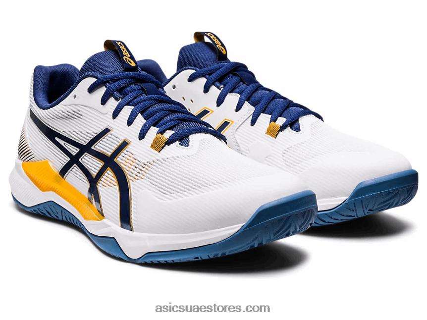 Asics أبيض / عميق المحيط تكتيك هلام 2N24DJ1132