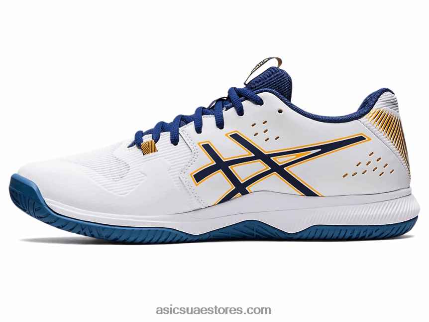 Asics أبيض / عميق المحيط تكتيك هلام 2N24DJ1132
