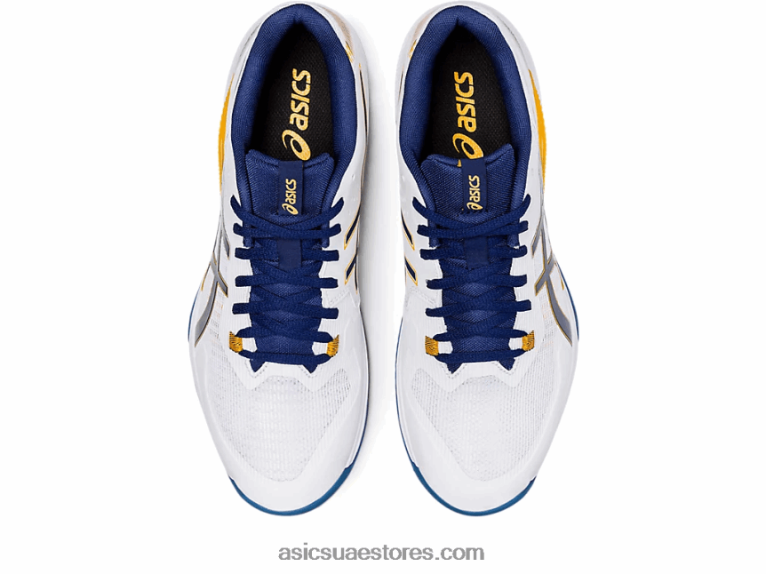 Asics أبيض / عميق المحيط تكتيك هلام 2N24DJ1132