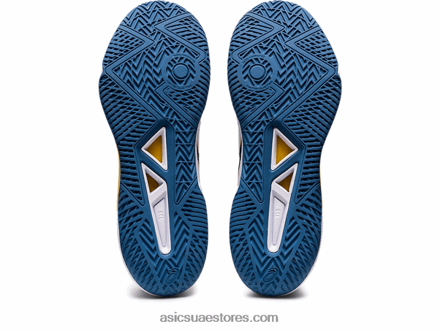 Asics أبيض / عميق المحيط تكتيك هلام 2N24DJ1132