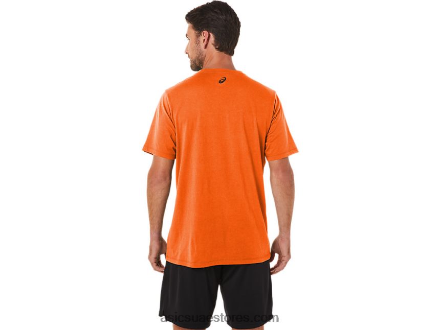 Asics هيذر البرتقال القطيفة شروق الشمس عداء الرسم المحملة 2N24DJ1186