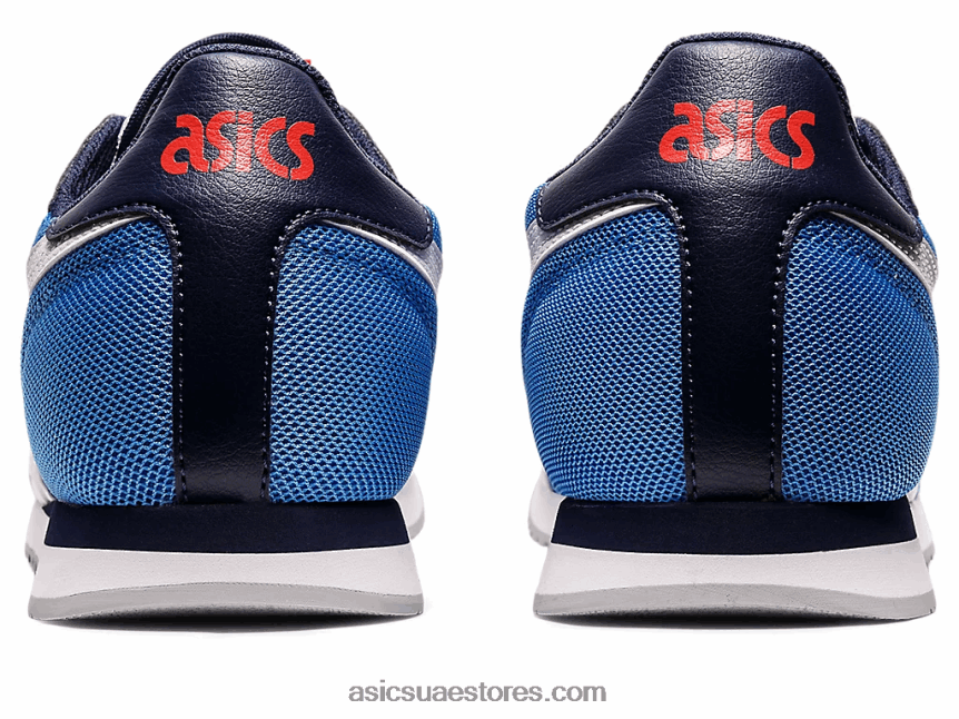Asics ساحل أزرق / أبيض عداء النمر 2N24DJ1188