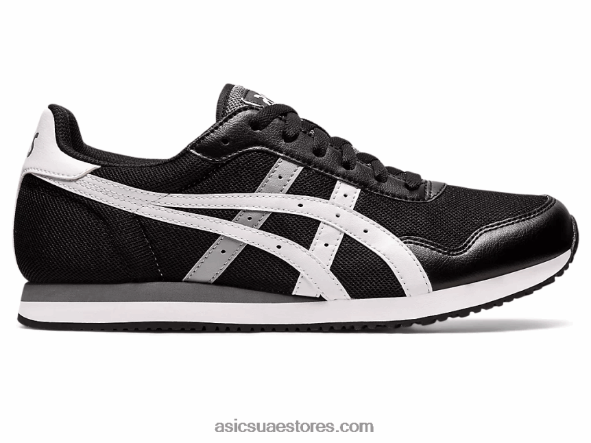 Asics أسود / أبيض عداء النمر 2N24DJ1190