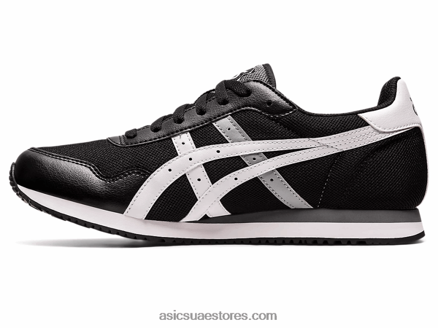 Asics أسود / أبيض عداء النمر 2N24DJ1190