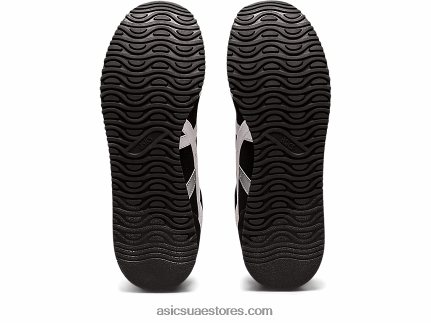 Asics أسود / أبيض عداء النمر 2N24DJ1190