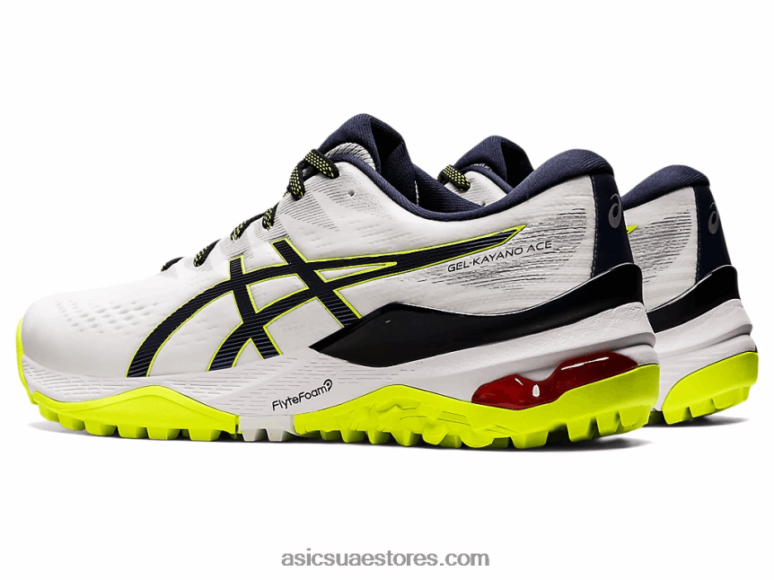 Asics أبيض / منتصف الليل جل كايانو ايس 2N24DJ1195