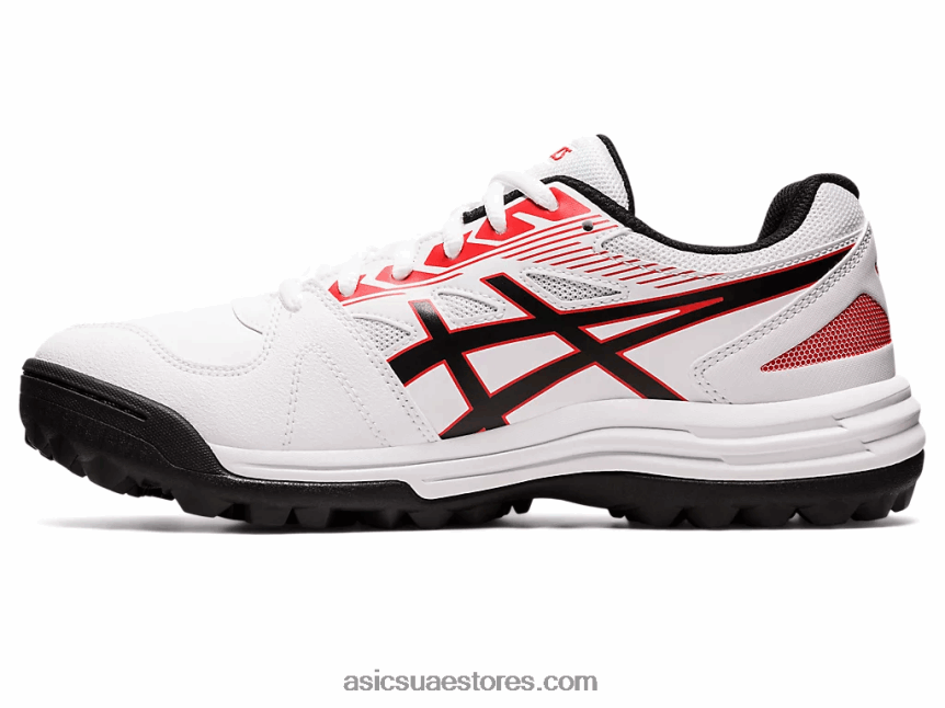 Asics أبيض / أحمر كلاسيكي مجال الهلام القاتل 2N24DJ1196