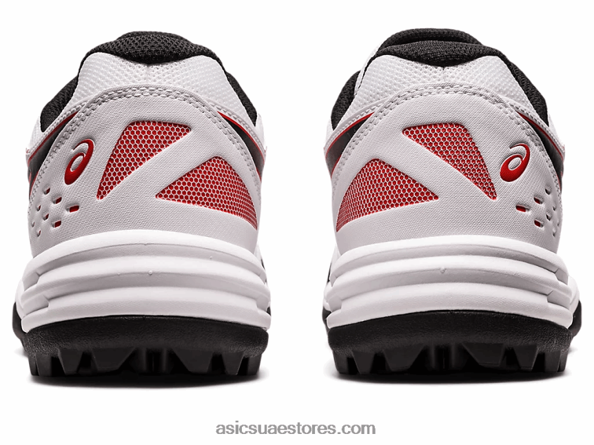 Asics أبيض / أحمر كلاسيكي مجال الهلام القاتل 2N24DJ1196