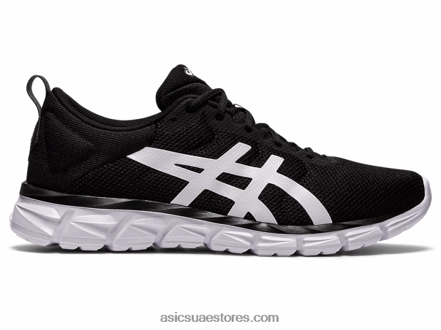 Asics أسود / أبيض هلام الكم لايت 2N24DJ1208
