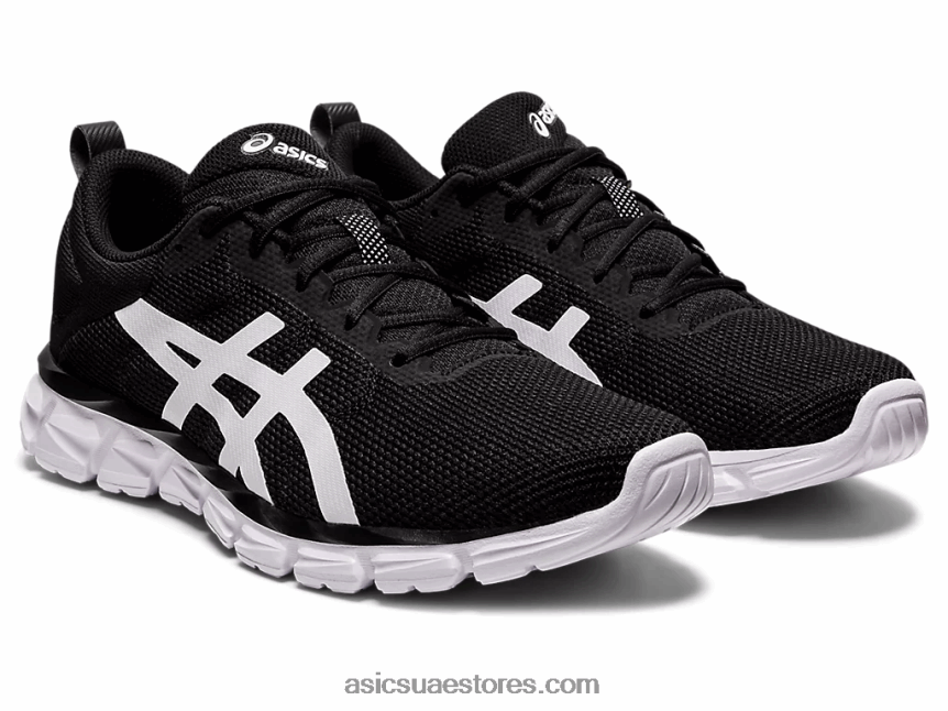 Asics أسود / أبيض هلام الكم لايت 2N24DJ1208