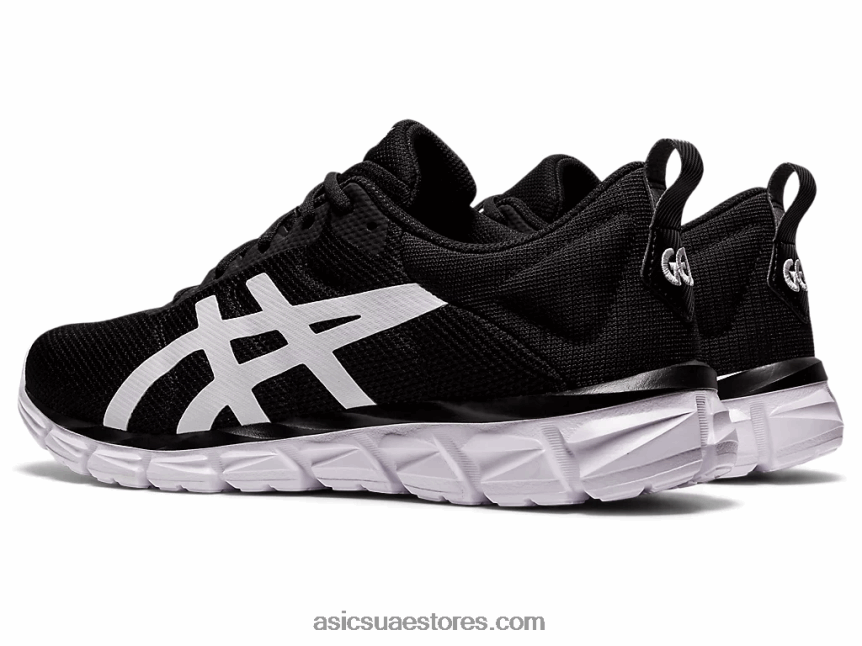 Asics أسود / أبيض هلام الكم لايت 2N24DJ1208