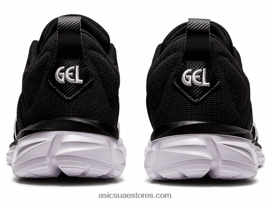 Asics أسود / أبيض هلام الكم لايت 2N24DJ1208