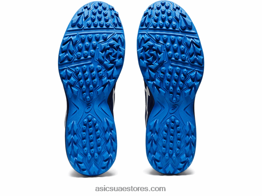 Asics الغوص الأزرق / الأبيض مجال الهلام القاتل 2N24DJ1213