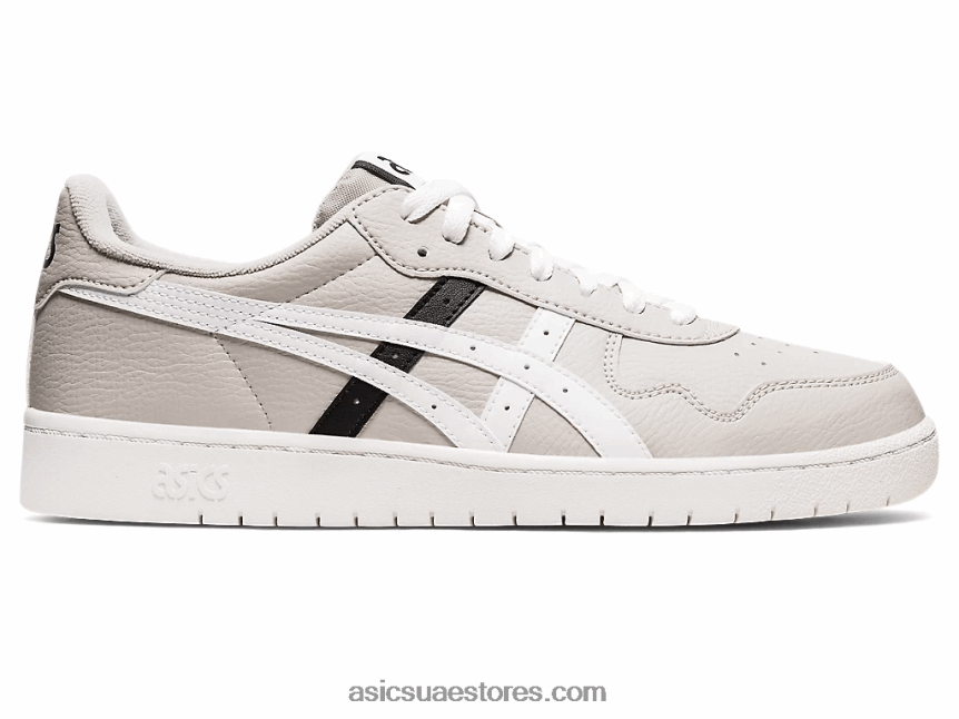 Asics المحار الرمادي / الأبيض اليابان اس 2N24DJ1217