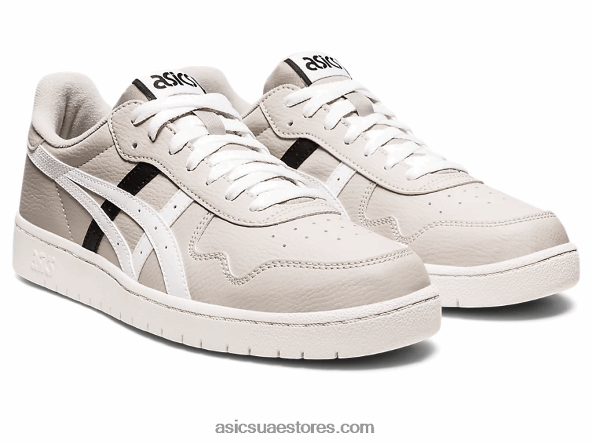 Asics المحار الرمادي / الأبيض اليابان اس 2N24DJ1217