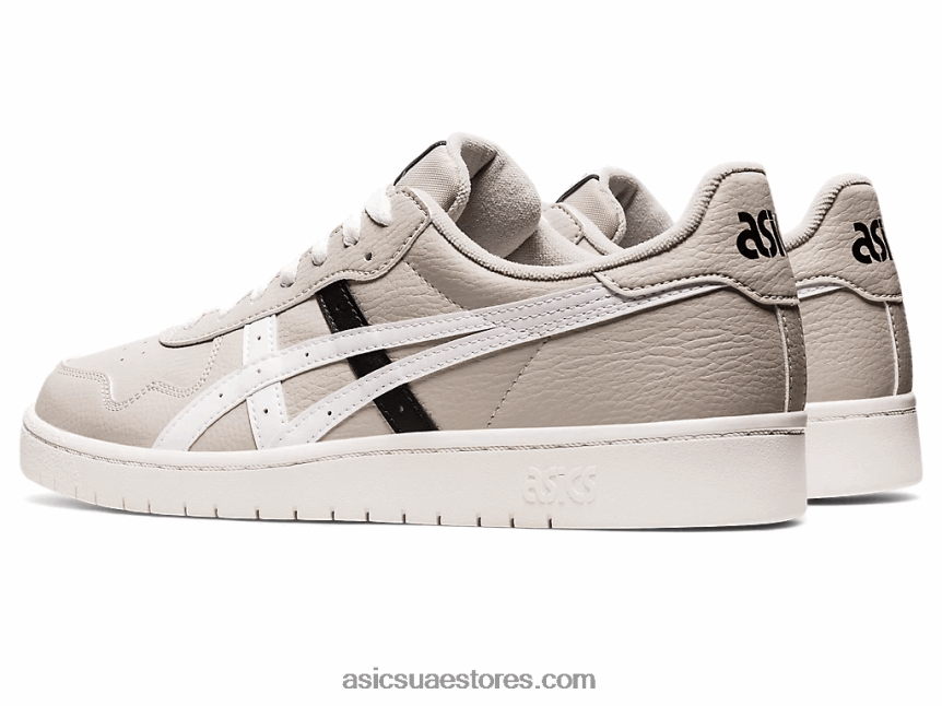 Asics المحار الرمادي / الأبيض اليابان اس 2N24DJ1217