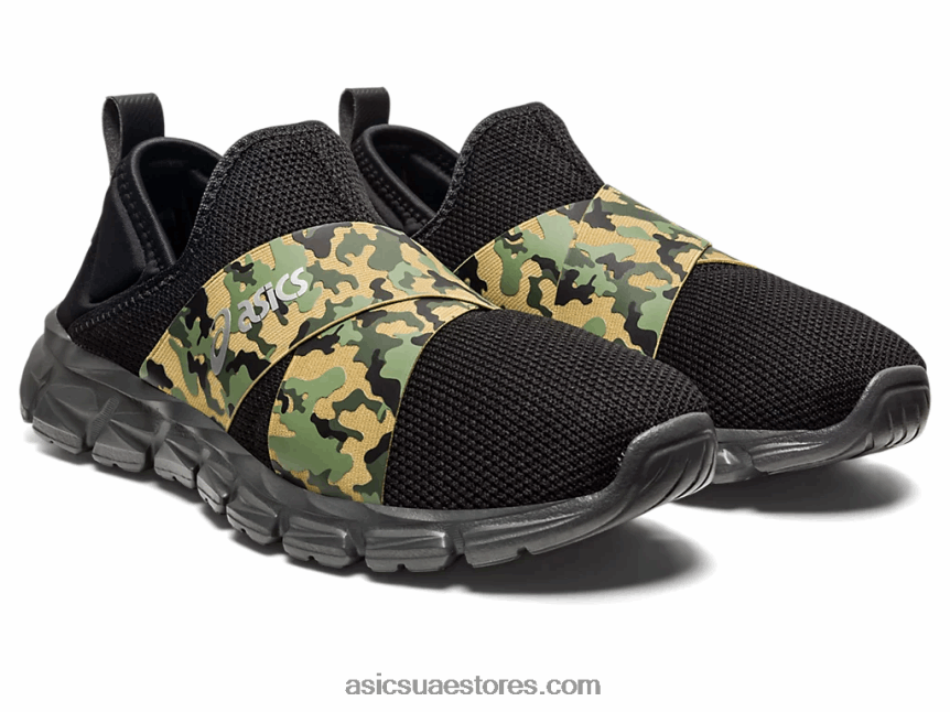 Asics أسود / كامو زلة الكم لايت 2N24DJ1232