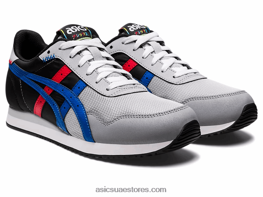 Asics الرمادي بيدمونت / التونة الزرقاء عداء النمر 2N24DJ1234