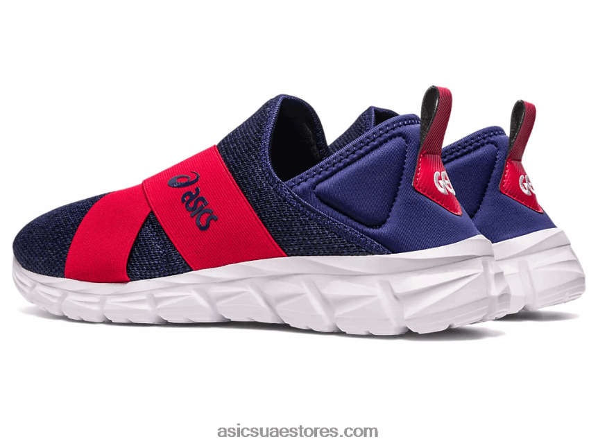 Asics أزرق نيلي / أحمر سرعة زلة الكم لايت 2N24DJ1237