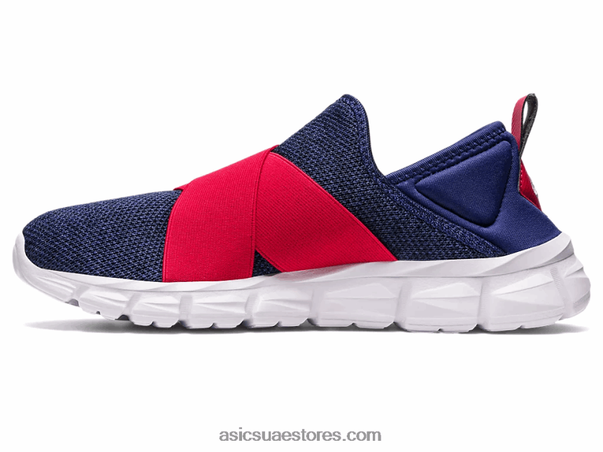 Asics أزرق نيلي / أحمر سرعة زلة الكم لايت 2N24DJ1237