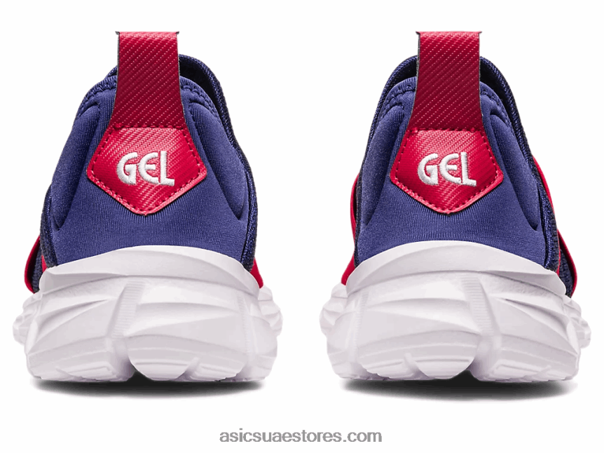 Asics أزرق نيلي / أحمر سرعة زلة الكم لايت 2N24DJ1237