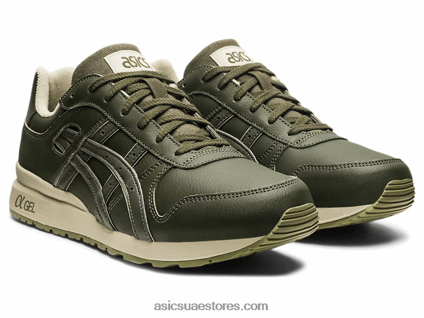Asics قماش الزيتون / أوراق خضراء مجففة جي تي الثاني 2N24DJ1250