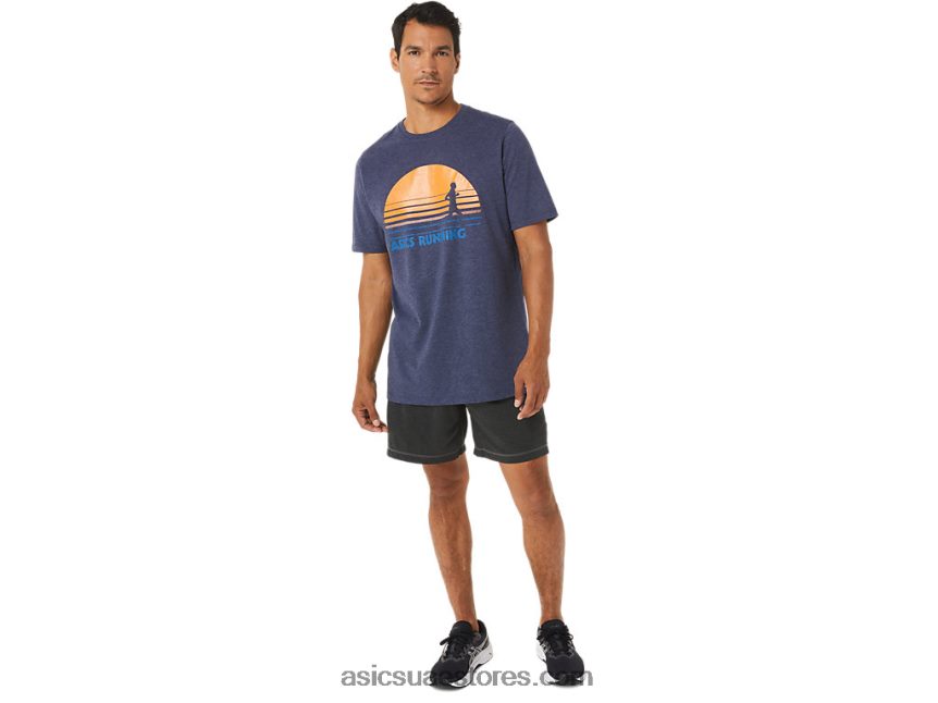 Asics هيذر الطاووس شروق الشمس عداء الرسم المحملة 2N24DJ1262