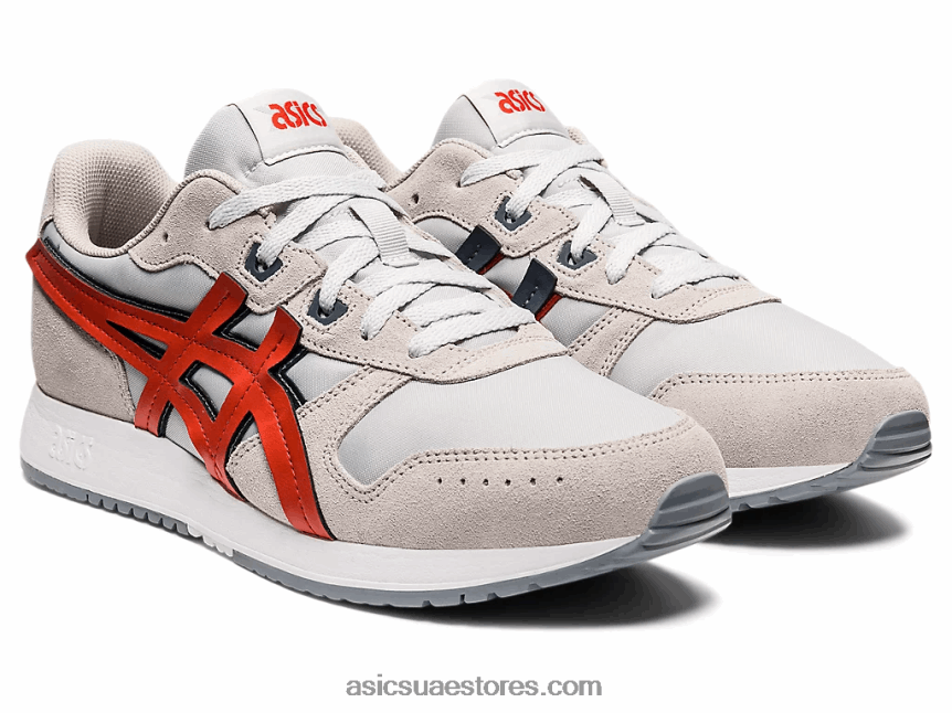 Asics الرمادي الجليدي / الطين الأحمر لايت كلاسيك 2N24DJ1335