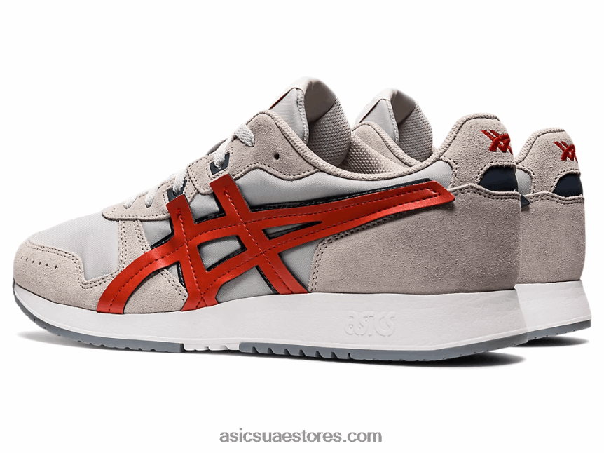 Asics الرمادي الجليدي / الطين الأحمر لايت كلاسيك 2N24DJ1335