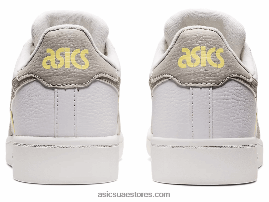 Asics أبيض / رمادي المحار اليابان اس 2N24DJ1337