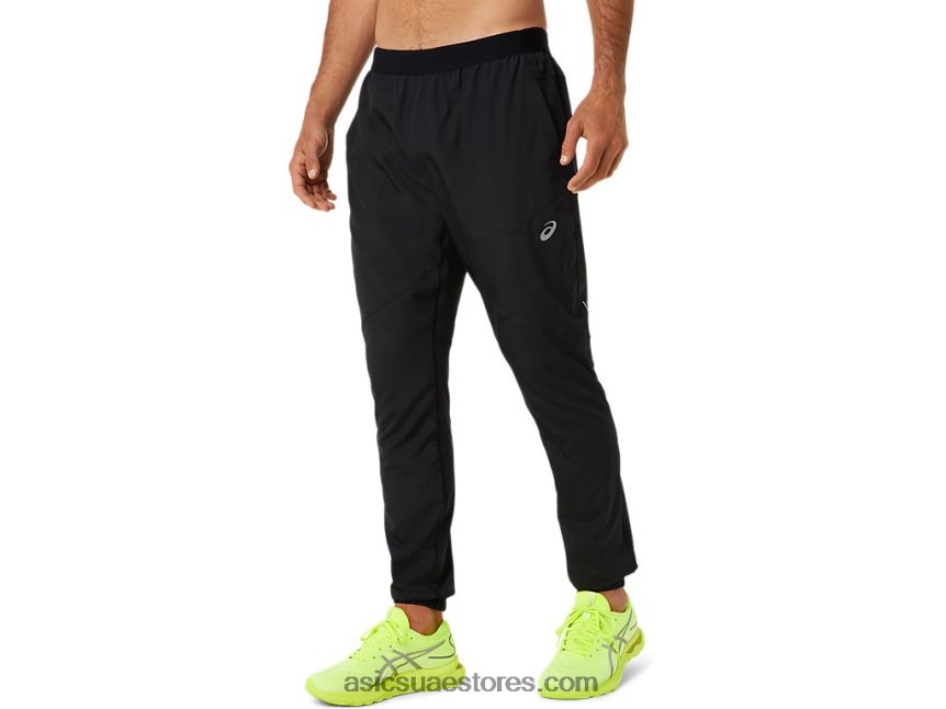 Asics أسود الأداء بنطلون عرض خفيف للرجال 2N24DJ1349