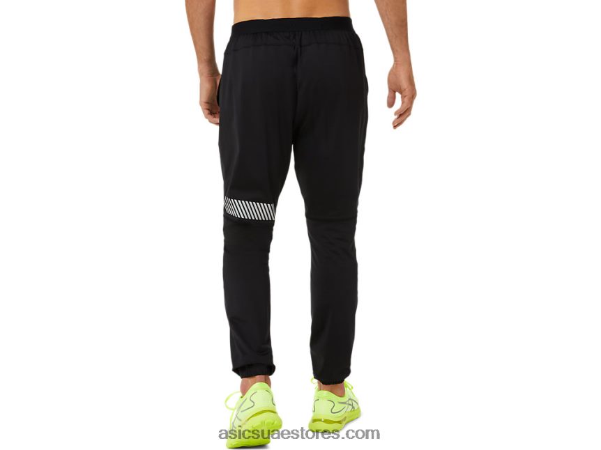 Asics أسود الأداء بنطلون عرض خفيف للرجال 2N24DJ1349