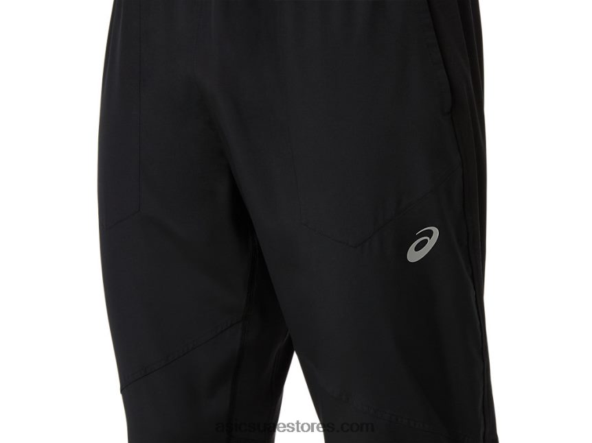 Asics أسود الأداء بنطلون عرض خفيف للرجال 2N24DJ1349