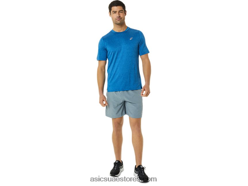 Asics هيذر محرك البحيرة الرجال قصيرة الأكمام العلاقات العامة لايت 2N24DJ1365