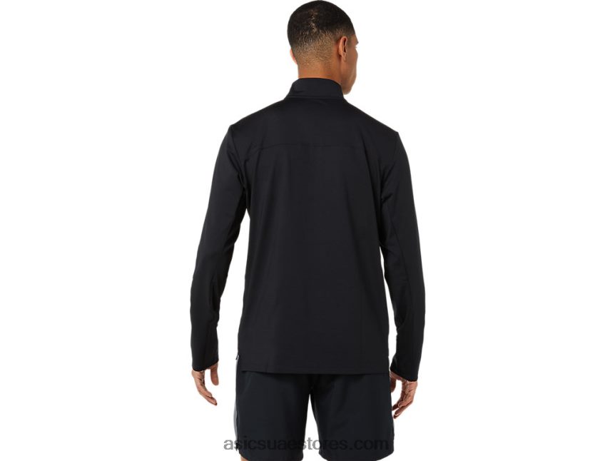Asics أسود الأداء نصف مضغوط جاهز للرجال 2N24DJ1389