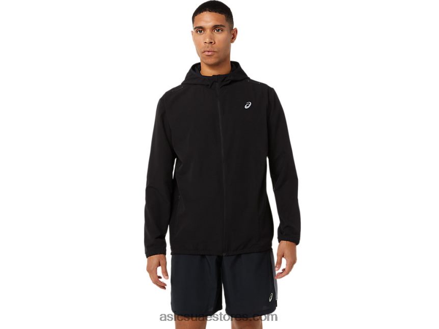 Asics أسود الأداء سترة جاهزة للرجال 2N24DJ1394