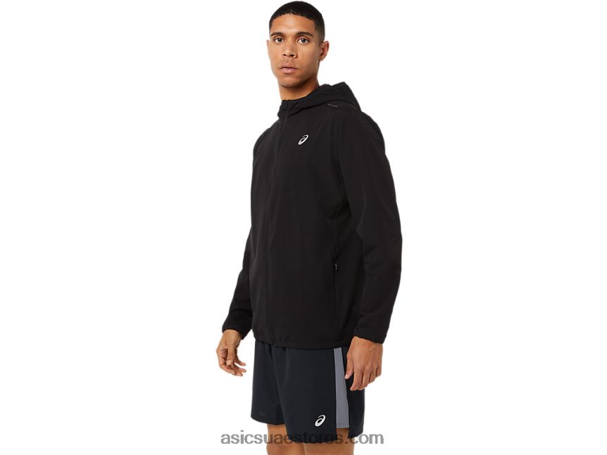 Asics أسود الأداء سترة جاهزة للرجال 2N24DJ1394