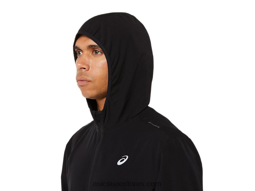 Asics أسود الأداء سترة جاهزة للرجال 2N24DJ1394