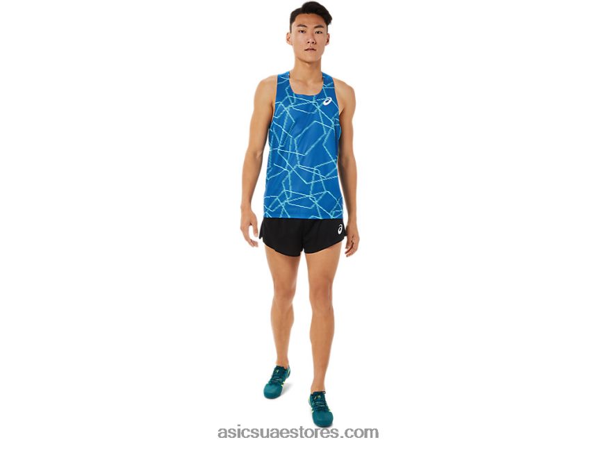 Asics محرك البحيرة القميص الشبكي الخفيف للرجال 2N24DJ1397