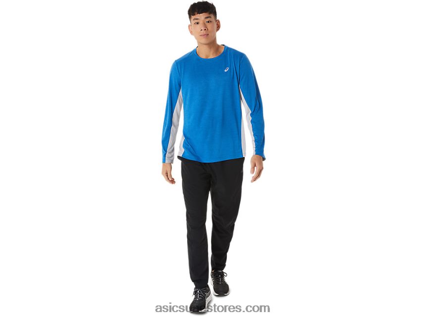Asics محرك البحيرة / بيدمونت الرمادي قطار رجال سانا كم طويل 2N24DJ1412