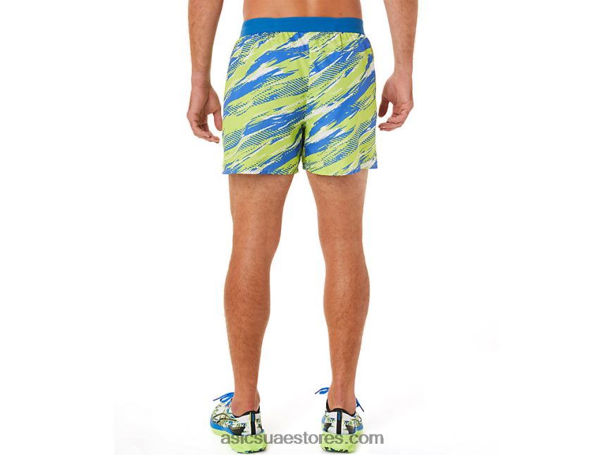 Asics الخطر الأخضر حقن لون قصير للرجال 2N24DJ1425