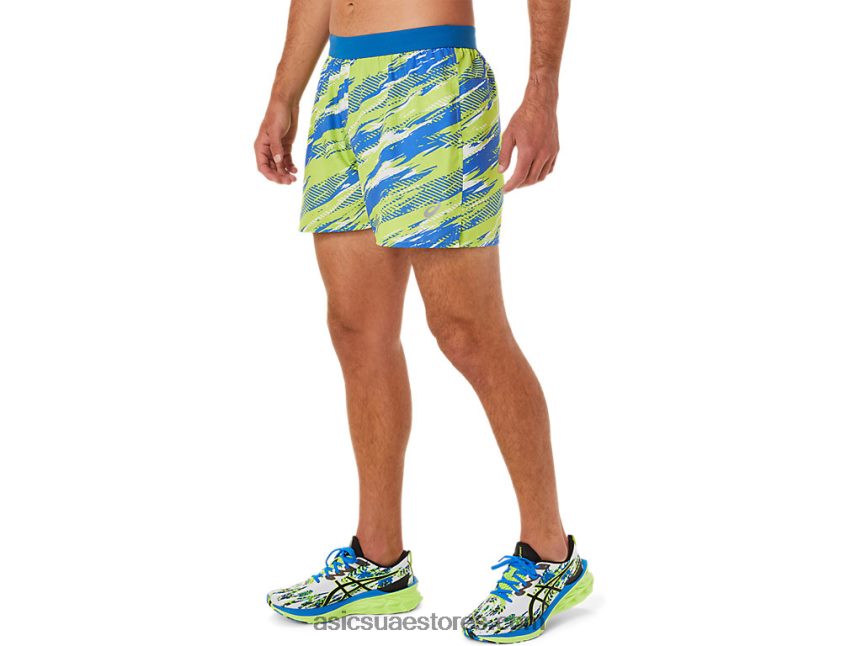 Asics الخطر الأخضر حقن لون قصير للرجال 2N24DJ1425