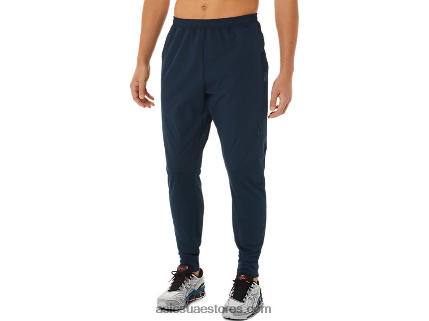 Asics الأزرق الفرنسي السراويل الهجين للرجال 2N24DJ1431