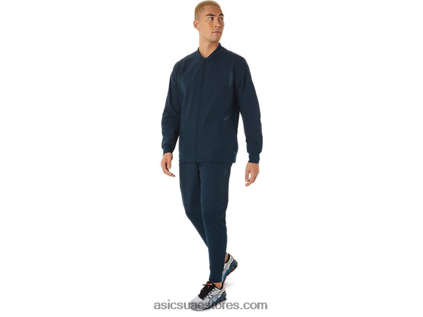 Asics الأزرق الفرنسي السراويل الهجين للرجال 2N24DJ1431