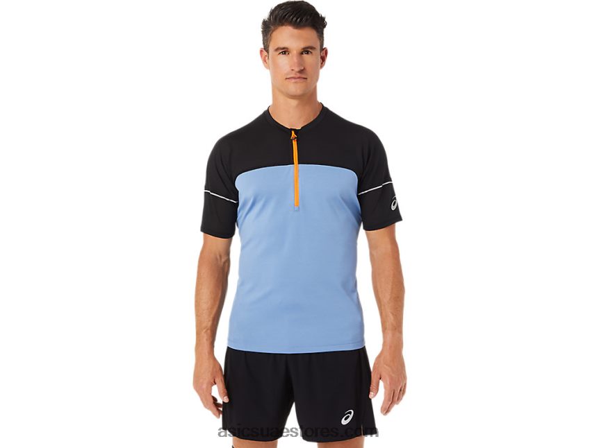 Asics الانسجام الأزرق / الأداء الأسود توب فوجيتريل للرجال 2N24DJ1433