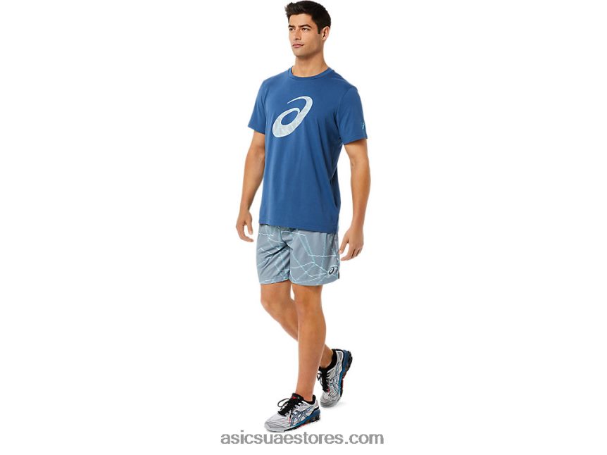 Asics صخرة صخرية السراويل المطبوعة للرجال الموسمية في جميع أنحاء 2N24DJ1437