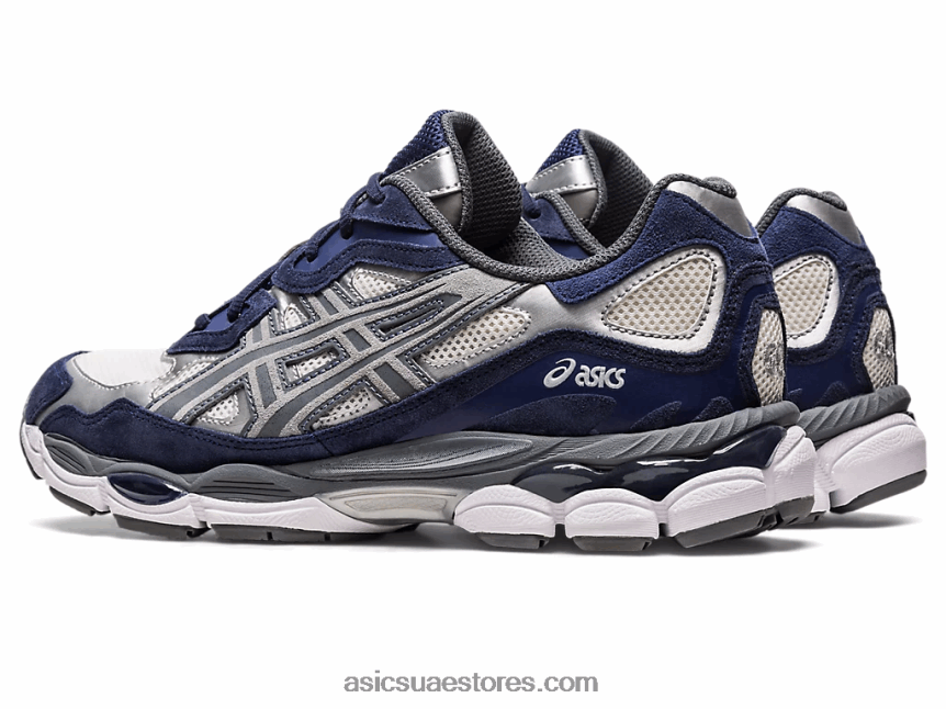 Asics كريم / ستيل رمادي هلام مدينة نيويورك 2N24DJ143